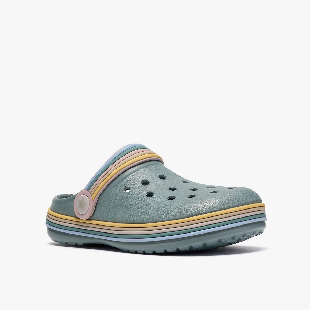 Sabot Synthétique Coupe Large QUINN POP K vert, CLARKS