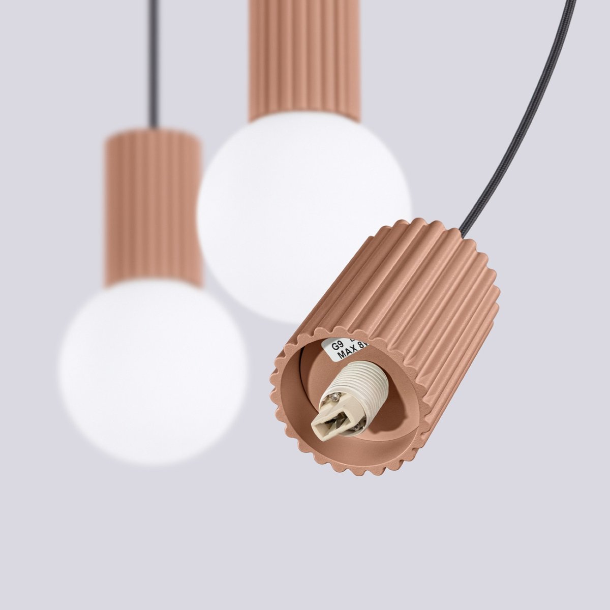 Suspension Aluminium Moka G9 3 Halo moka, EDEN