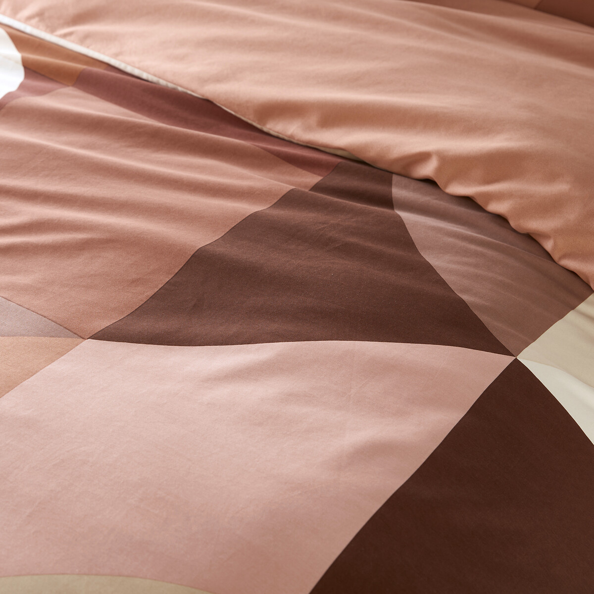Housse de couette satin de coton lavé, Marjorie imprimé, LA REDOUTE INTERIEURS