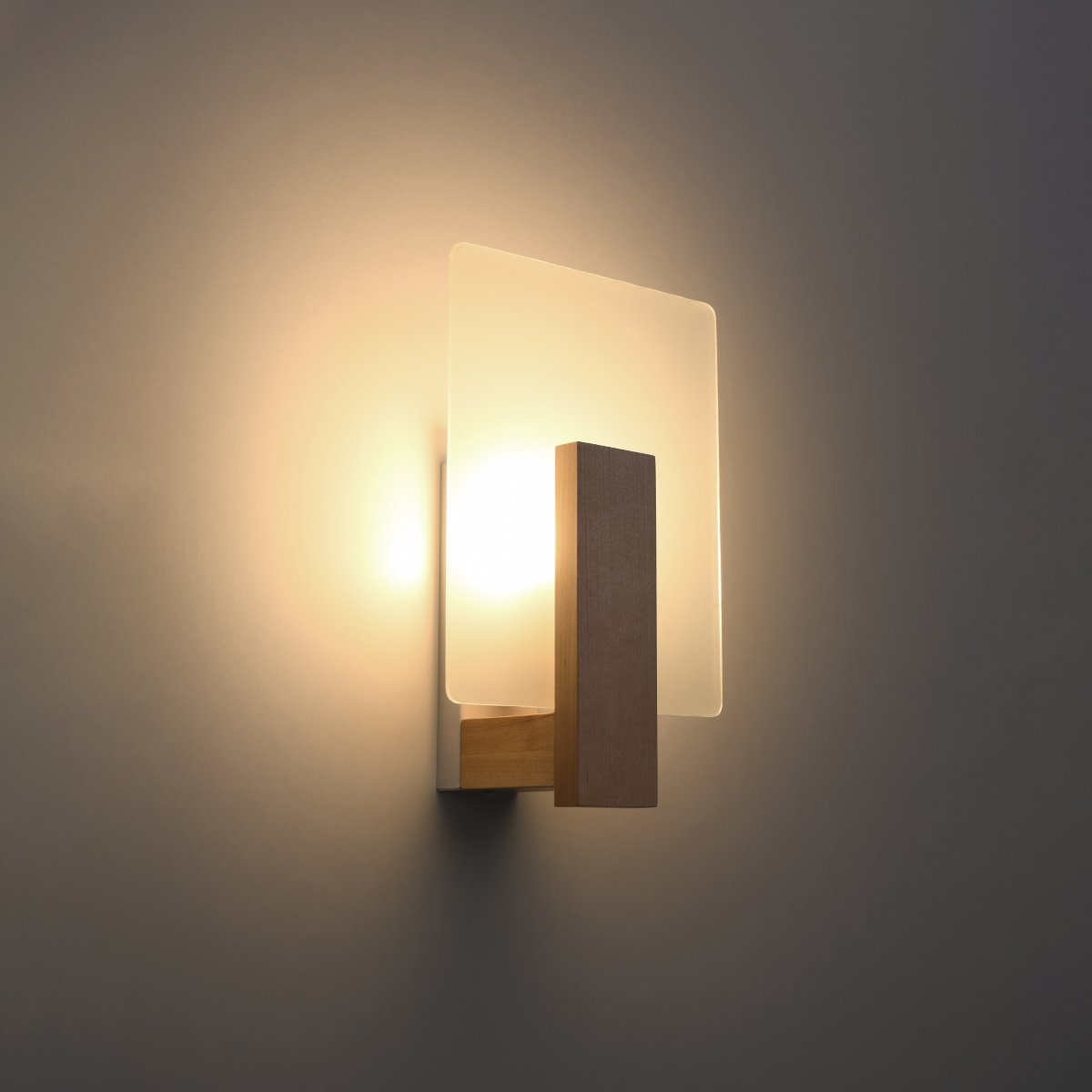 Applique Bois Bois Naturel E14 1 Lappo marron, EDEN