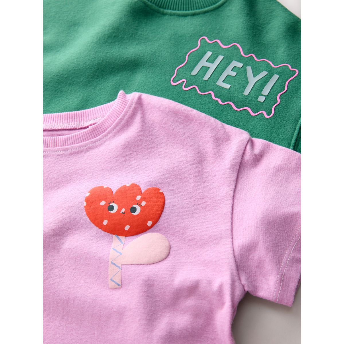 Pantalon et haut, lot de 2 vert/rose, NEXT