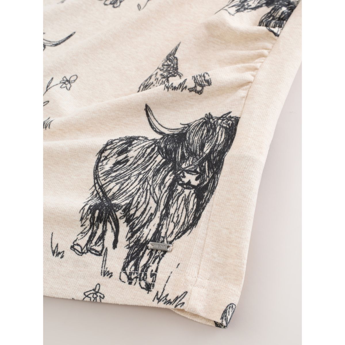 Pyjama de grossesse confort manches longues flocons d'avoine hamish la vache des highlands, NEXT