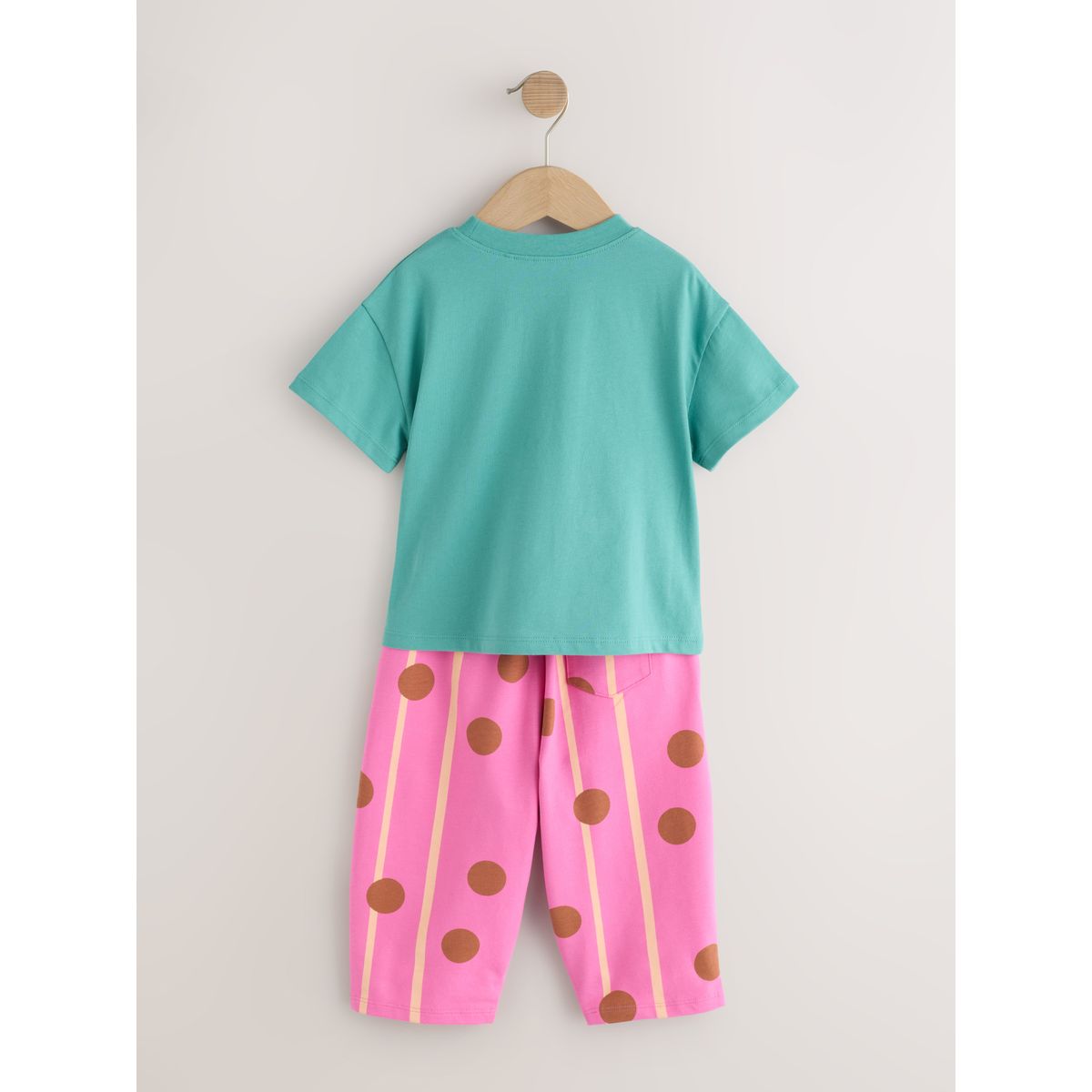 T-shirt manches courtes et pantalon bouffant chat vert, NEXT