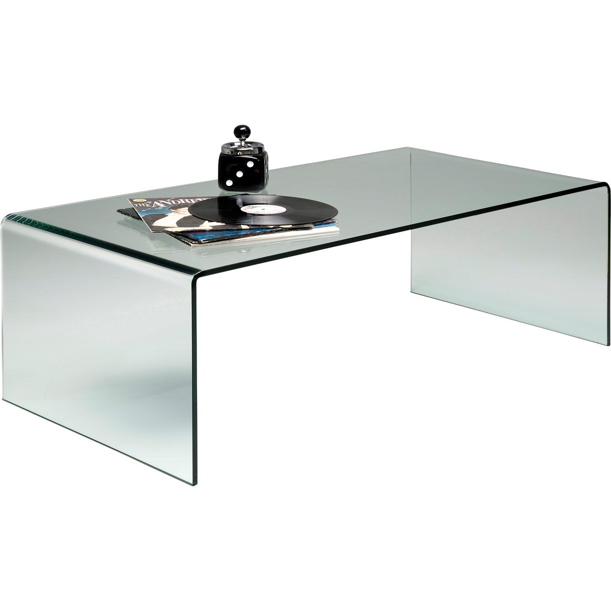 Table basse en verre, VISIBLE transparent, KARE DESIGN