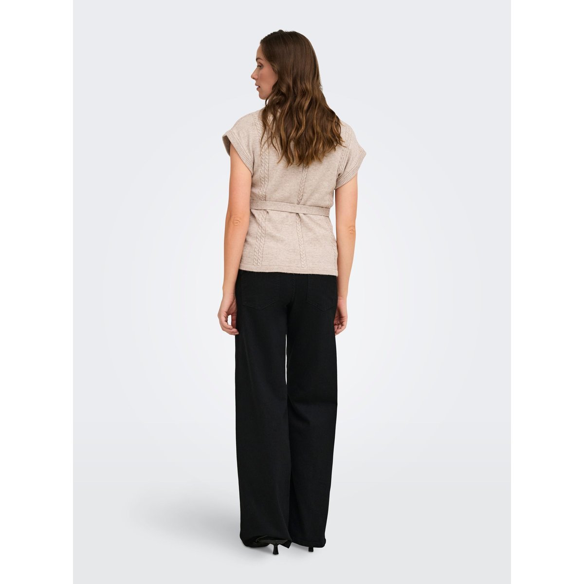 Gilet marron - mocha meringue 1, ONLY
