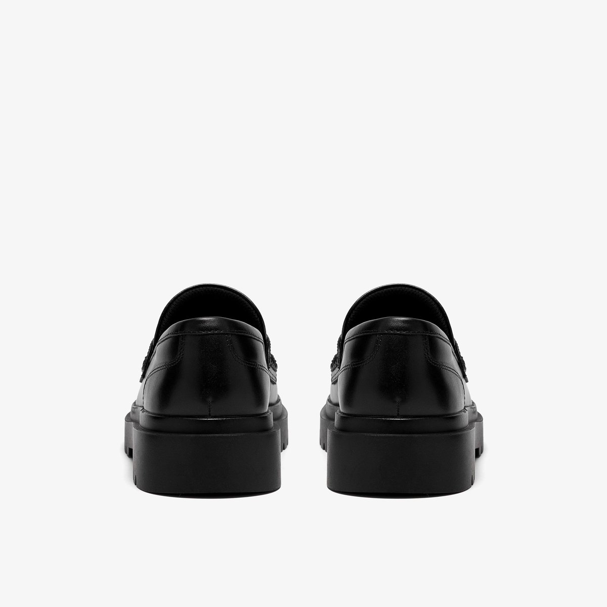 Mocassins Cuir DERRY LOAFER Y noir, CLARKS