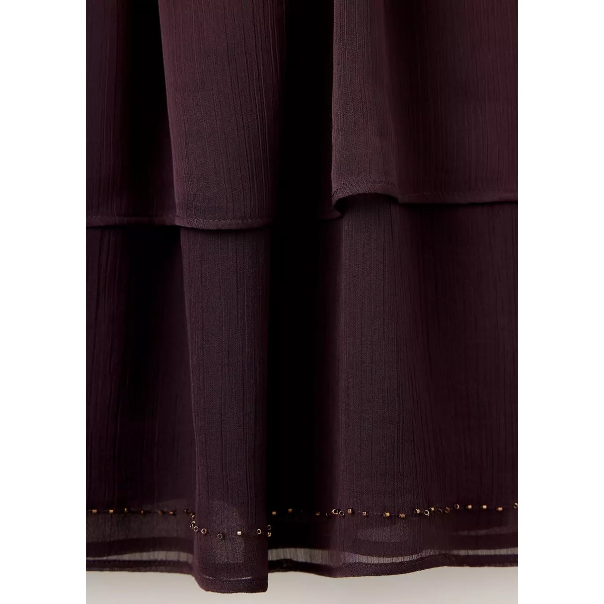 Robe texturée à perles pourpre, MANGO TEEN