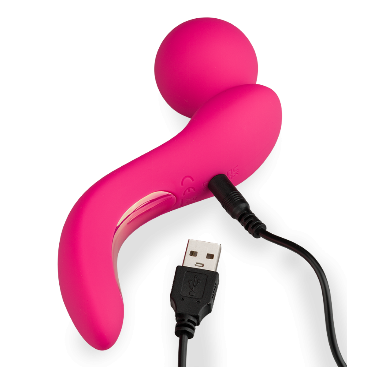 Vibromasseur puissant wand 10 modes Texas fuchsia, LOVE AND VIBES