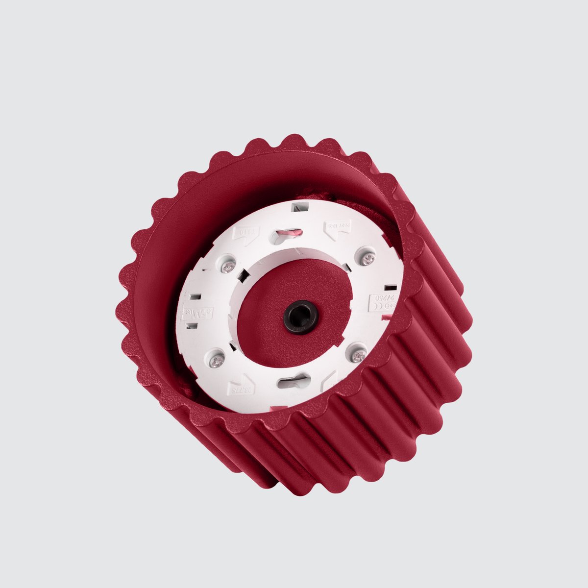 Plafonnier Aluminium Bourgogne Gx53 1 Aura rouge, EDEN