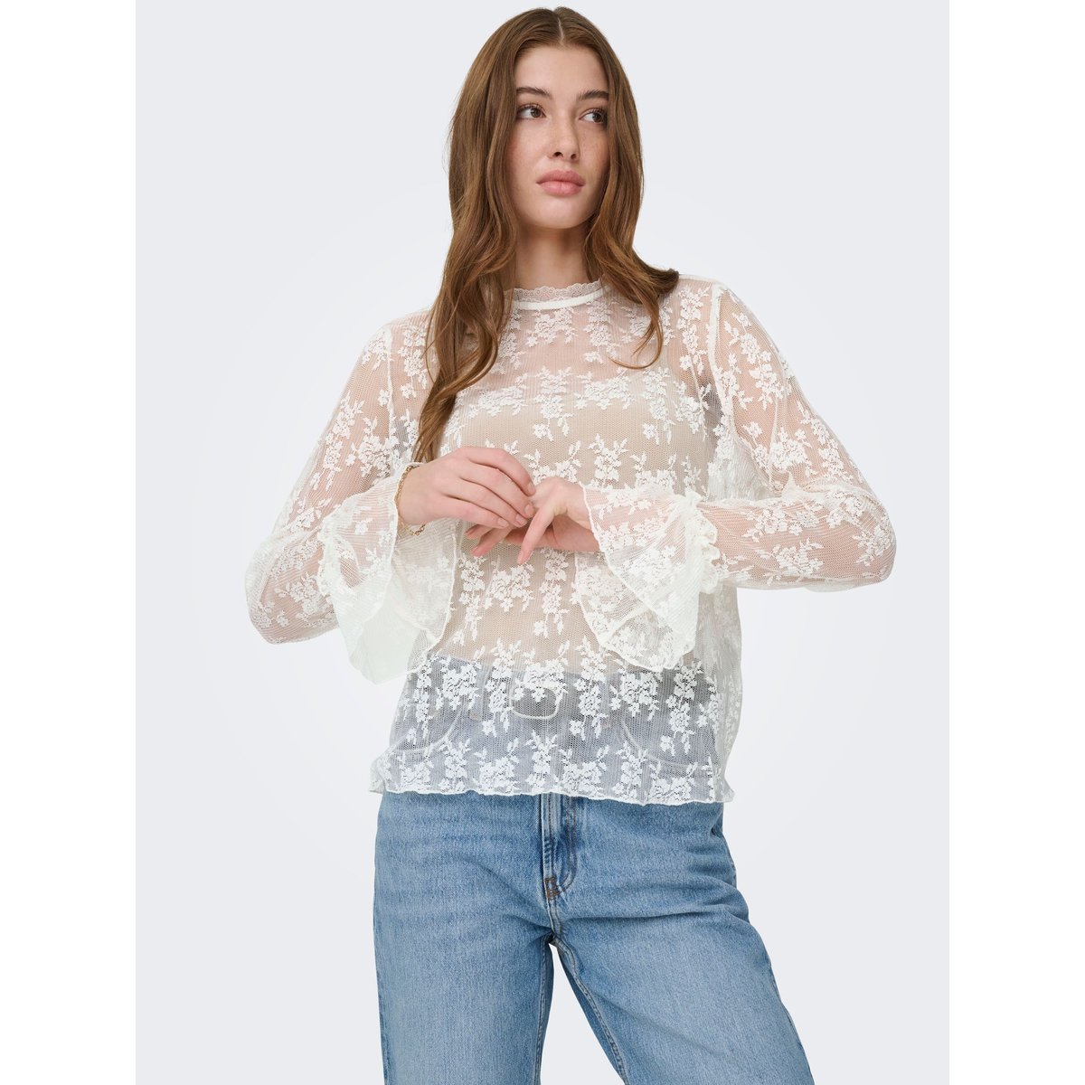 Blouse bright white, ONLY