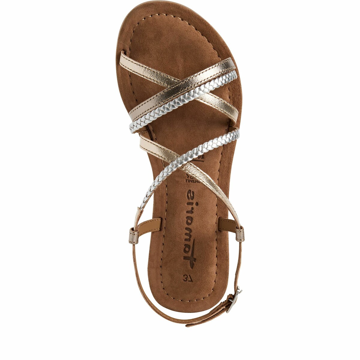 Riemchensandalen champagner, TAMARIS