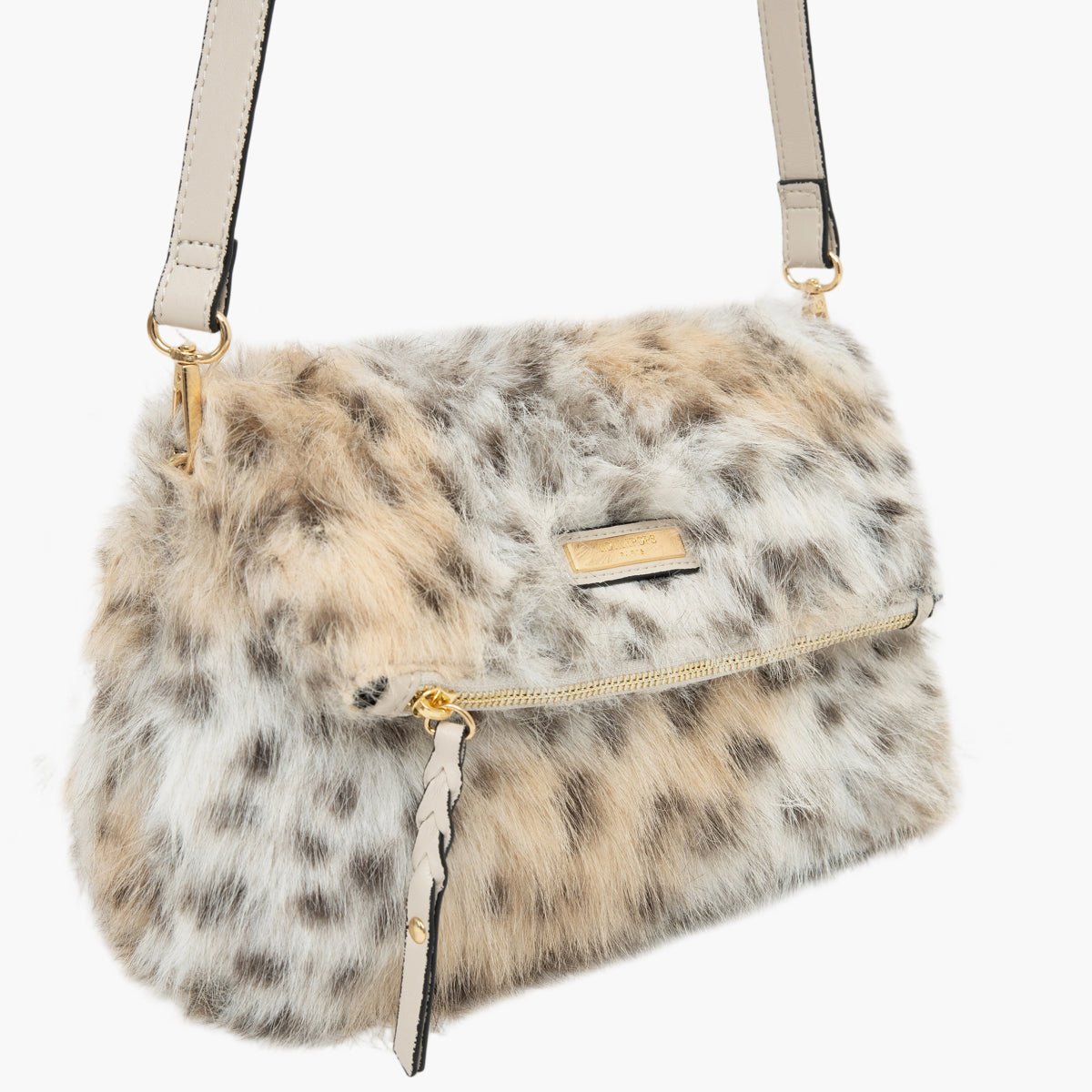 Sac multi poches ivoire Tigra blanc,doré, LOLLIPOPS