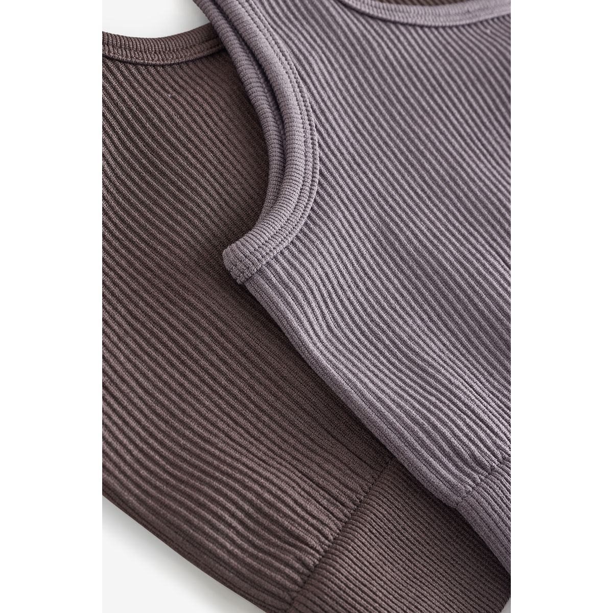 Haut soutien-gorge côtelé, lot de 2 multi-couleurs, NEXT
