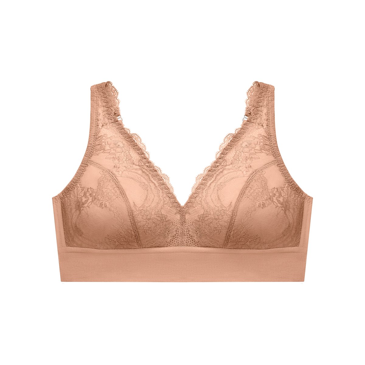 Bralette Bramour Lexington Dentelle et Dllet cappuccino, GLAMORISE