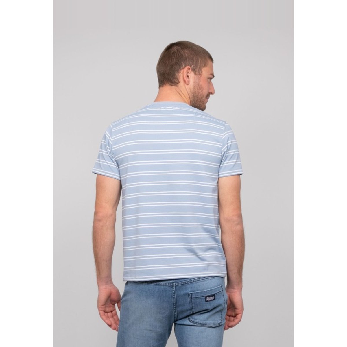 T-shirt Fines Rayures Marinière Nerlando bleu, RITCHIE