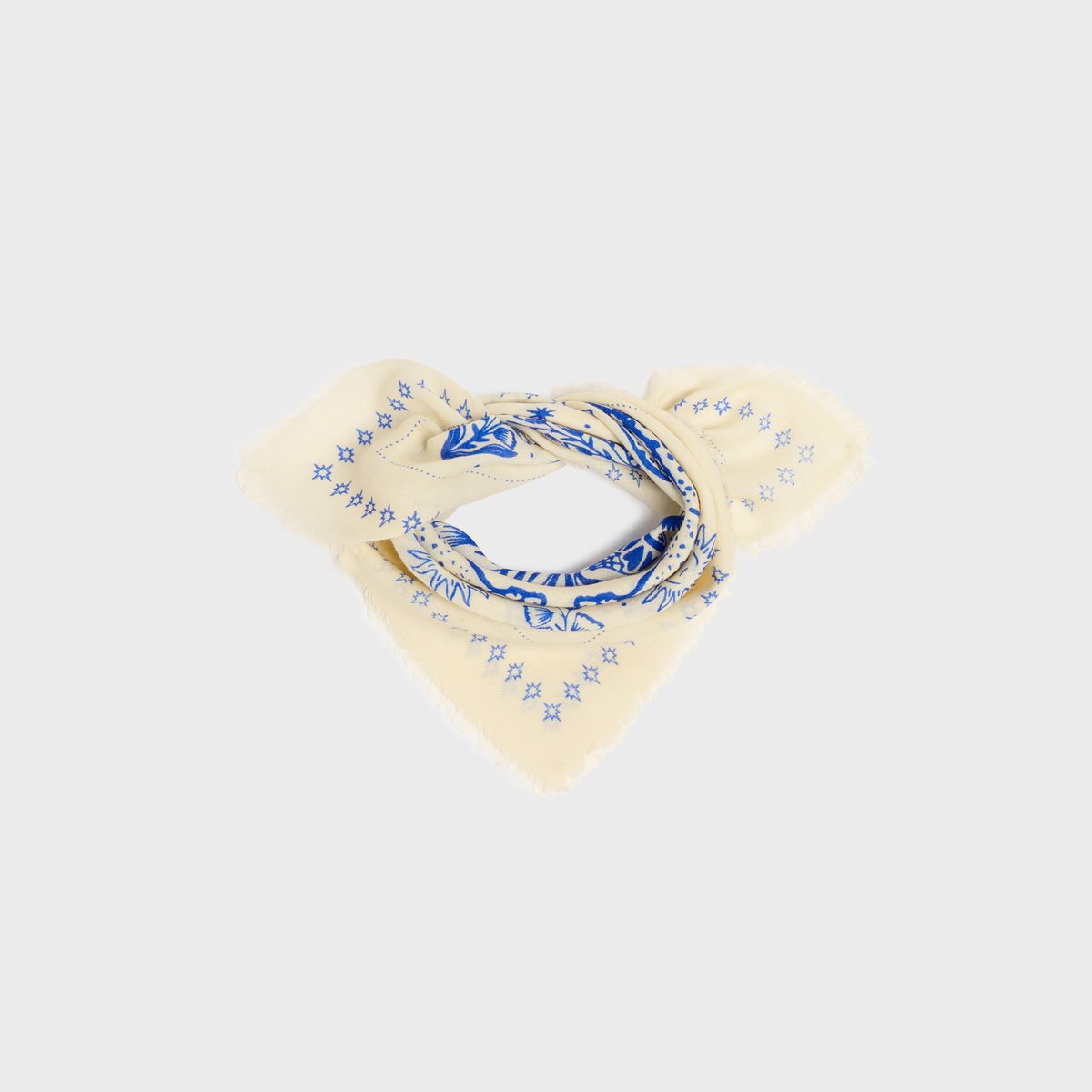 Petit foulard en laine ALICE ivoire, BILLYBELT