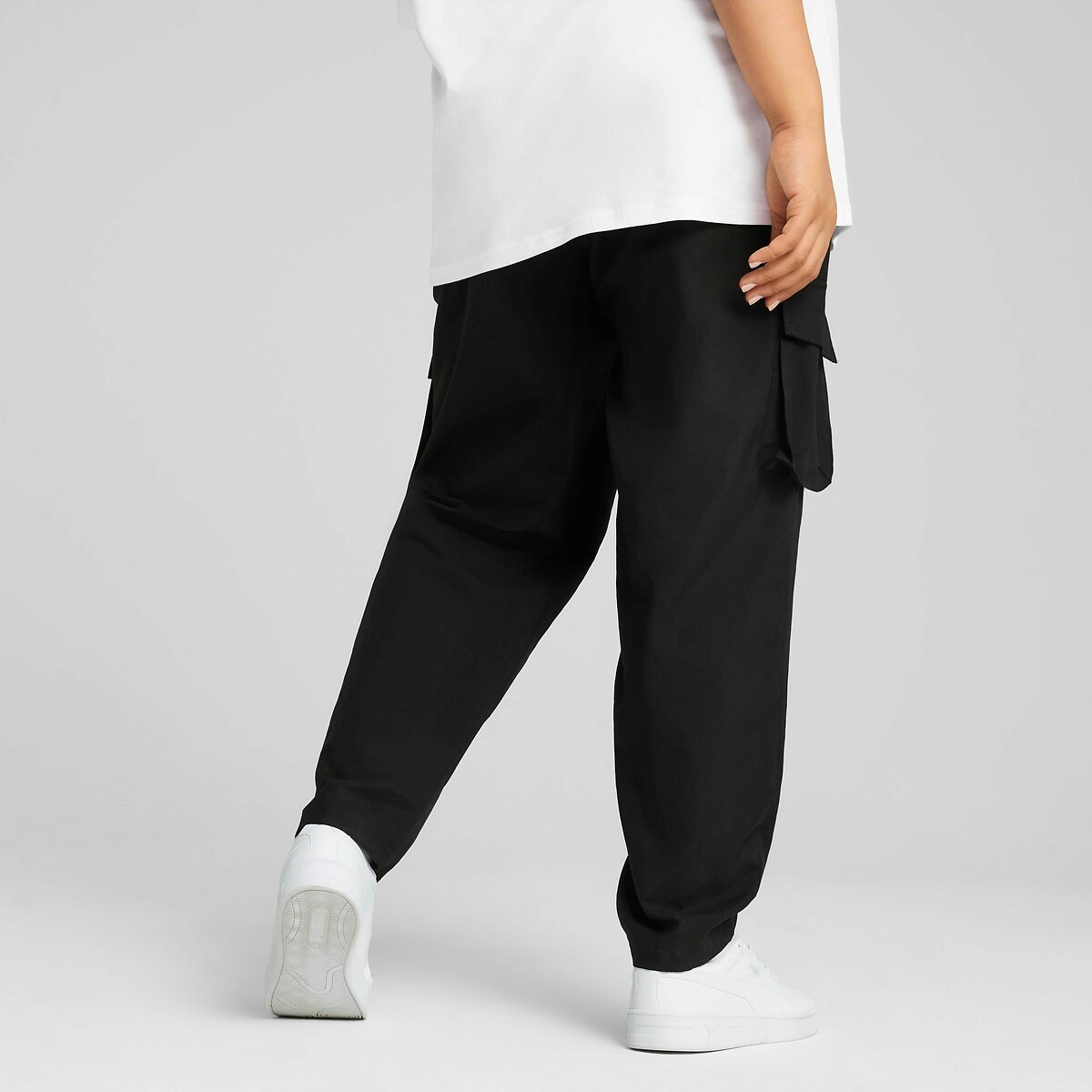Pantalon large ESSENTIAL SMALL LOGO noir, PUMA