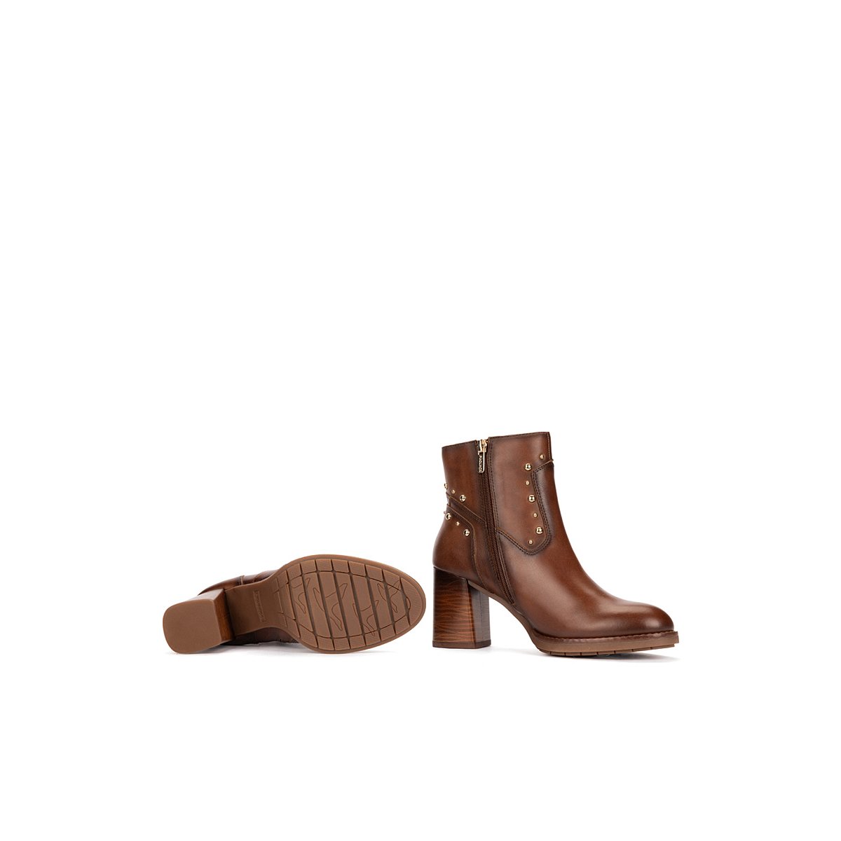 Bottines à talon cuir Palencia cuero, PIKOLINOS