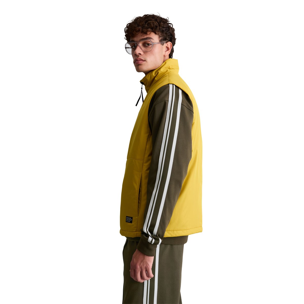 Gilet de plein air, coupe regular légèrement rembourré et déperlant jaune, MARC O’POLO DENIM