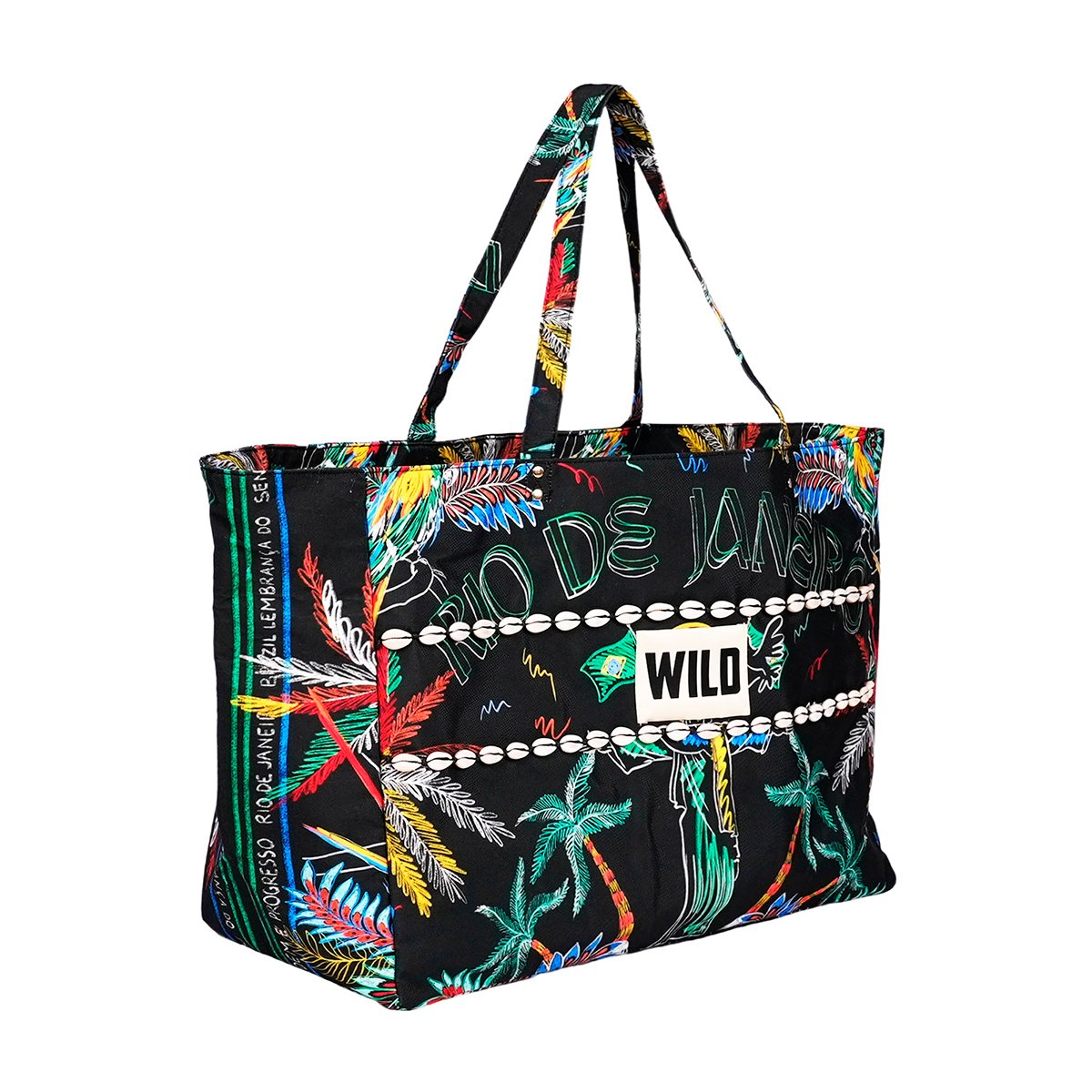 Sac cabs à motifs RAPHA noir, WILD