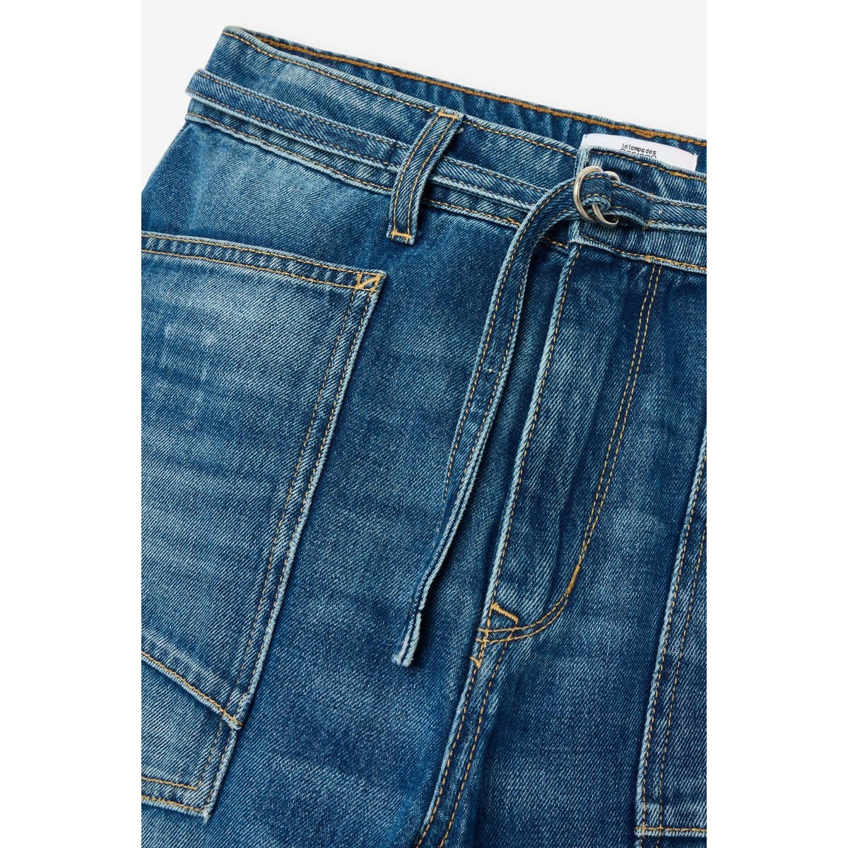 Jeans loose, large balloon , longueur 34 blue, LE TEMPS DES CERISES