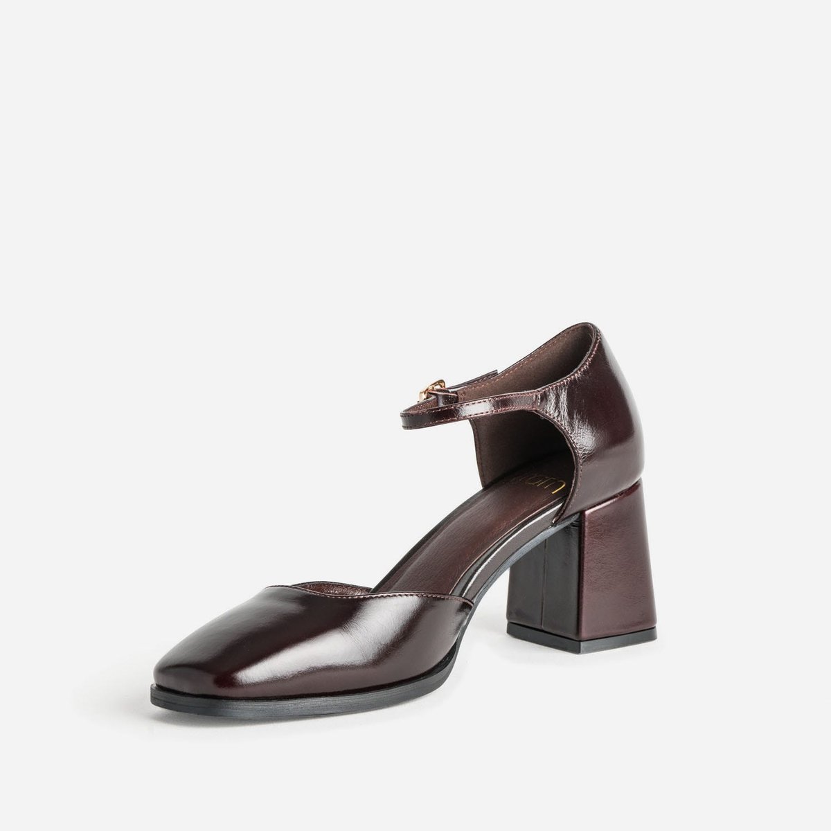 Escarpin en cuir ALEX chocolat, ERAM