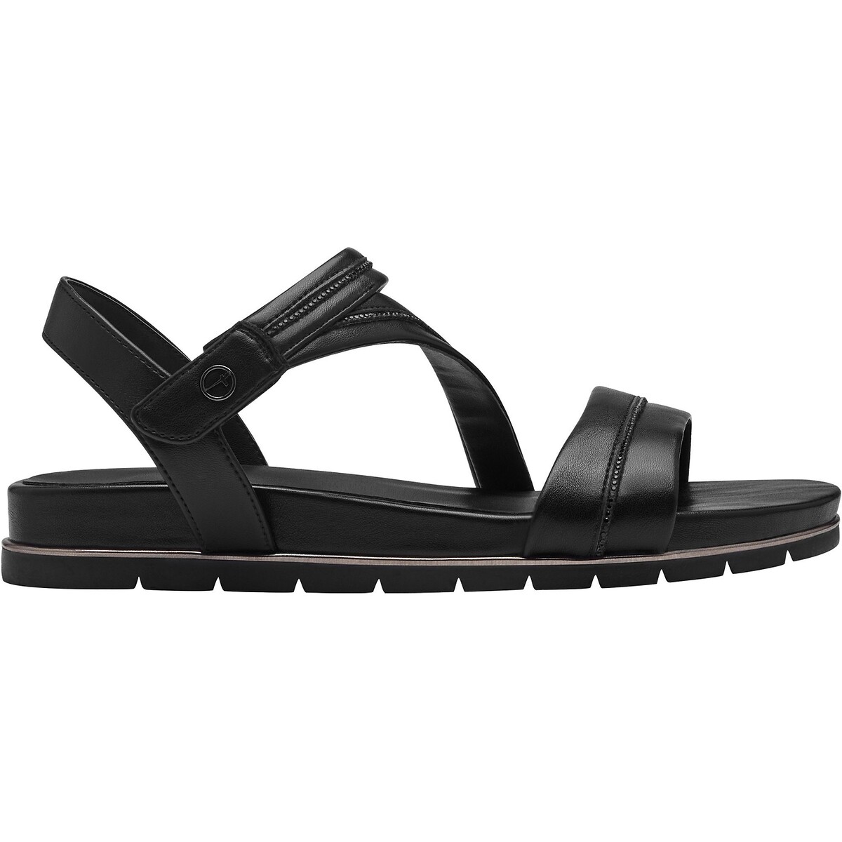 Semi-Compact Sandals black, TAMARIS