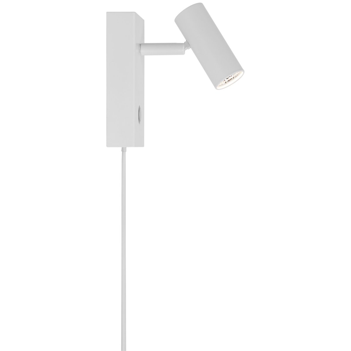 Applique murale spot orientable minimaliste en métal, OMARI blanc, NORDLUX