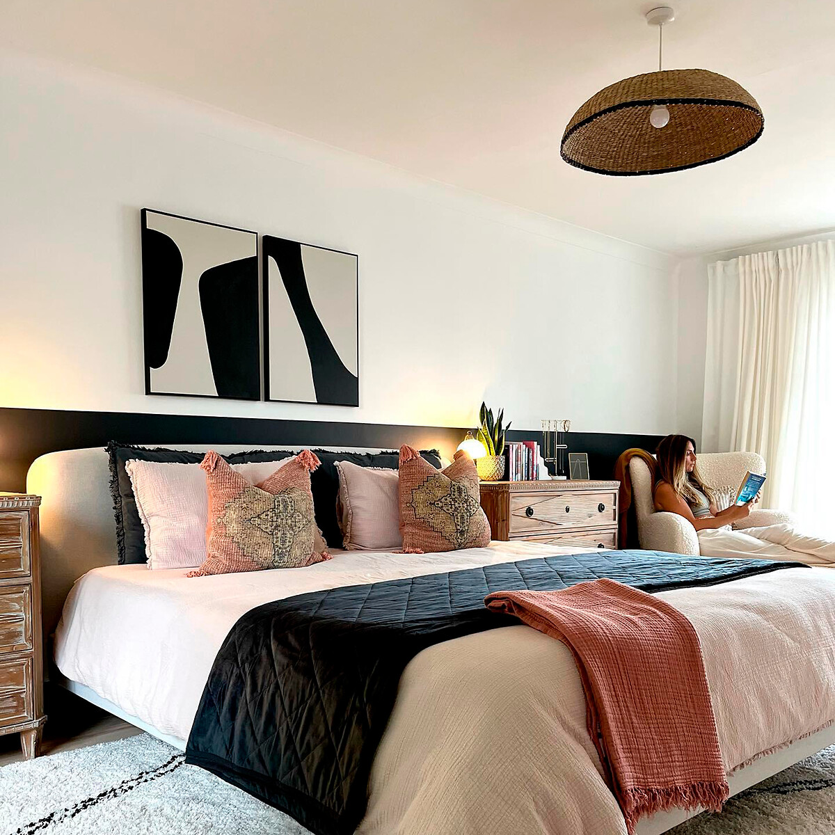Lampadario vimini Ø60 cm, Jutlo naturale  , LA REDOUTE INTERIEURS