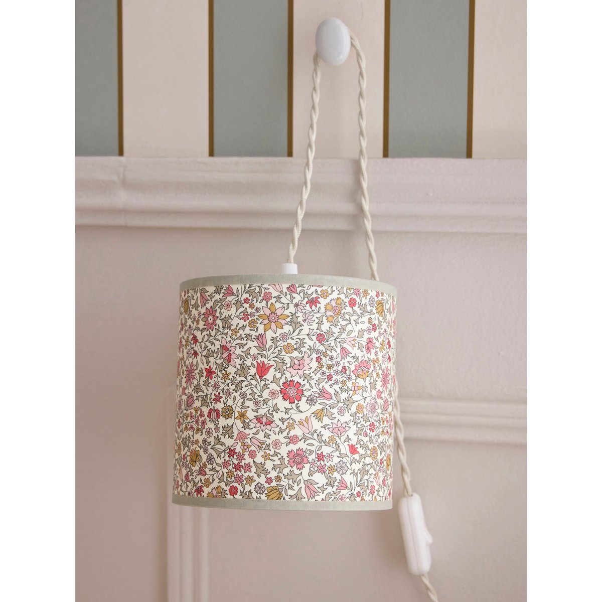 Abat-jour pour lampe baladeuse tissu Liberty liberty godington park, CYRILLUS