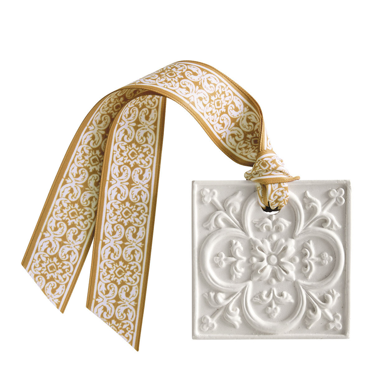 Décor parfumé Azulejo - Petit modèle - Fleur de Mandarine blanc, MATHILDE M