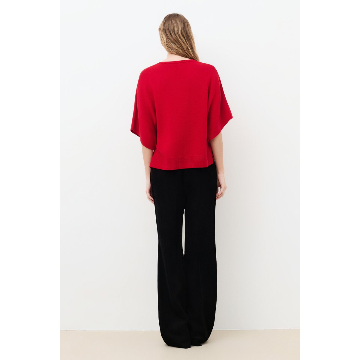 Pull ample col rond MCARMEN rouge, CAROLL