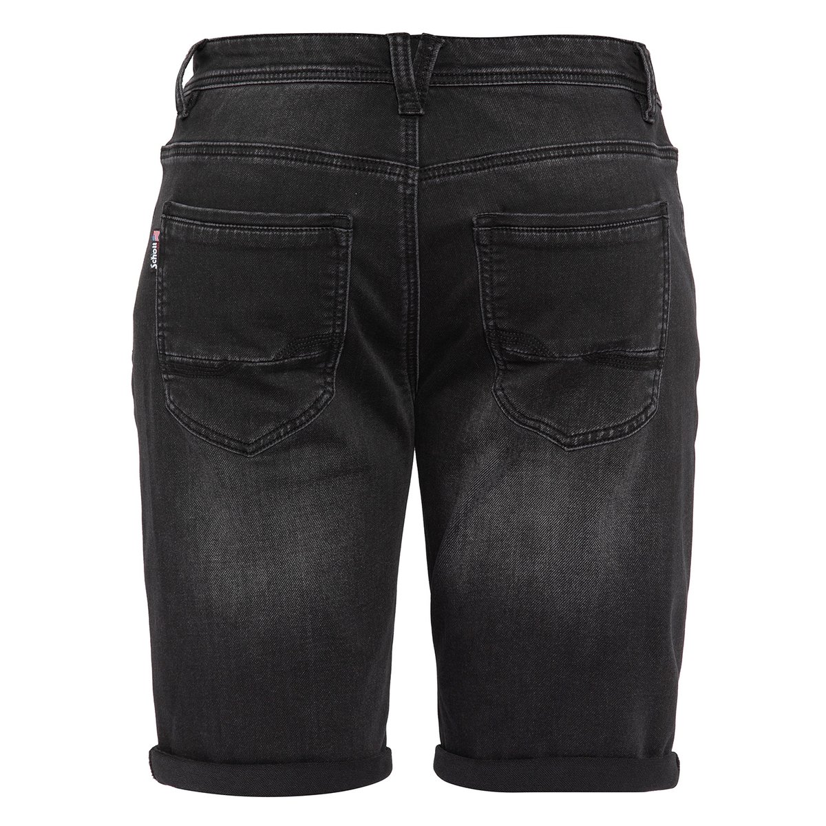 Short en jean gris, SCHOTT