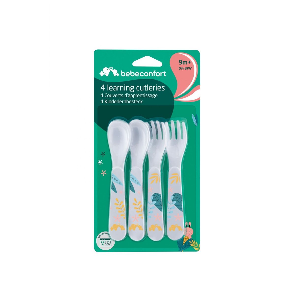 Lot de 4 couverts d'apprentissage Little Buddies little buddies, BEBECONFORT