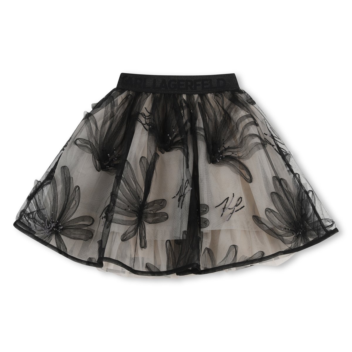Jupe ceremonie pale stone, KARL LAGERFELD KIDS
