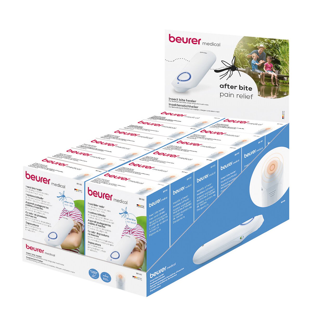 Appareil soulageant les piqûres d'insectes BR 60 blanc, BEURER