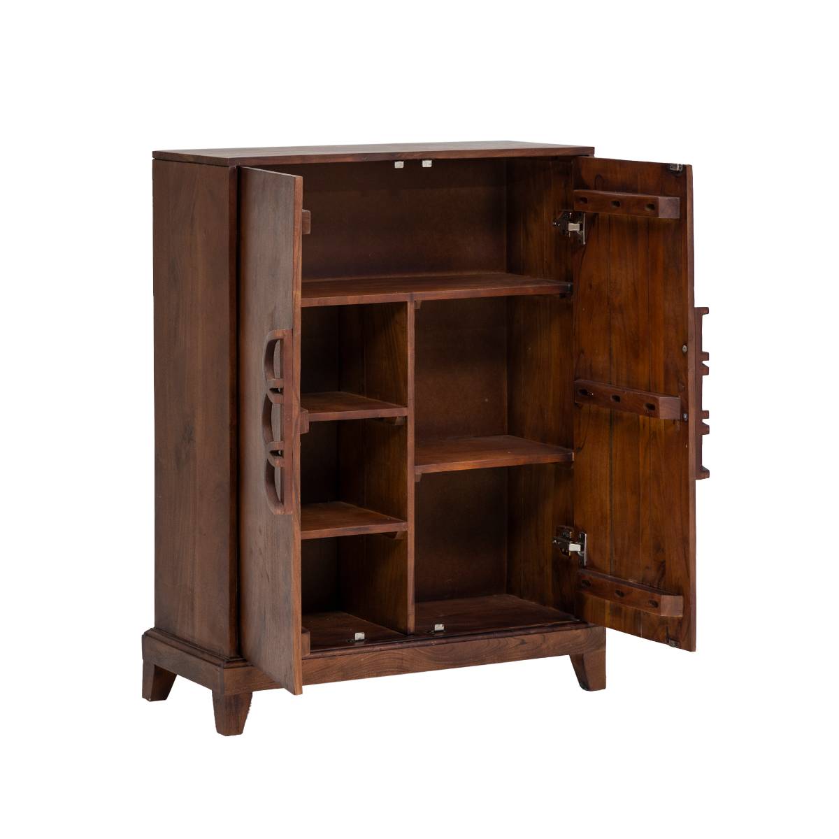 Buffet en bois d'acacia QUILLA bois foncé, MADE IN MEUBLES
