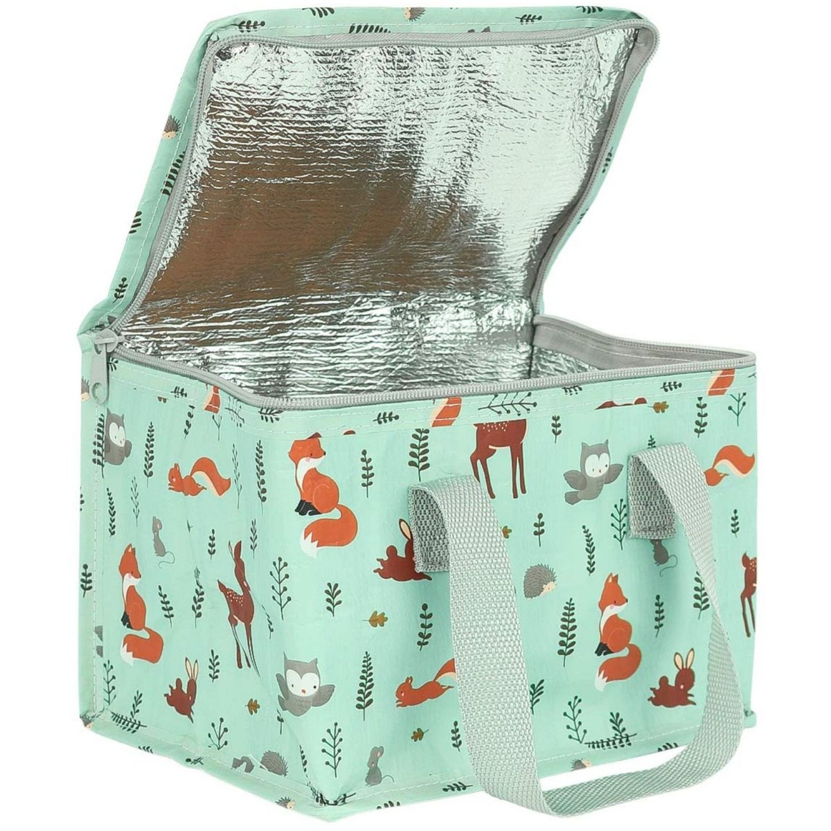 Sac repas isotherme enfant 5,5 L vert amis de la forêt, A LITTLE LOVELY COMPANY