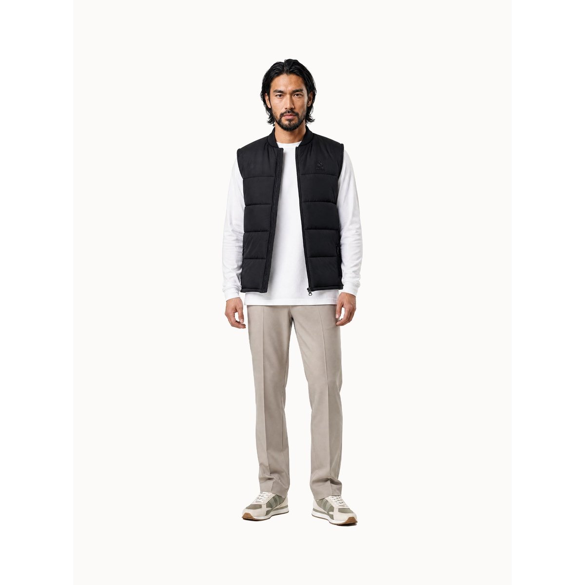Doudoune sans manches déperlante Essentiel Essentiels ton/ton black, LE COQ SPORTIF