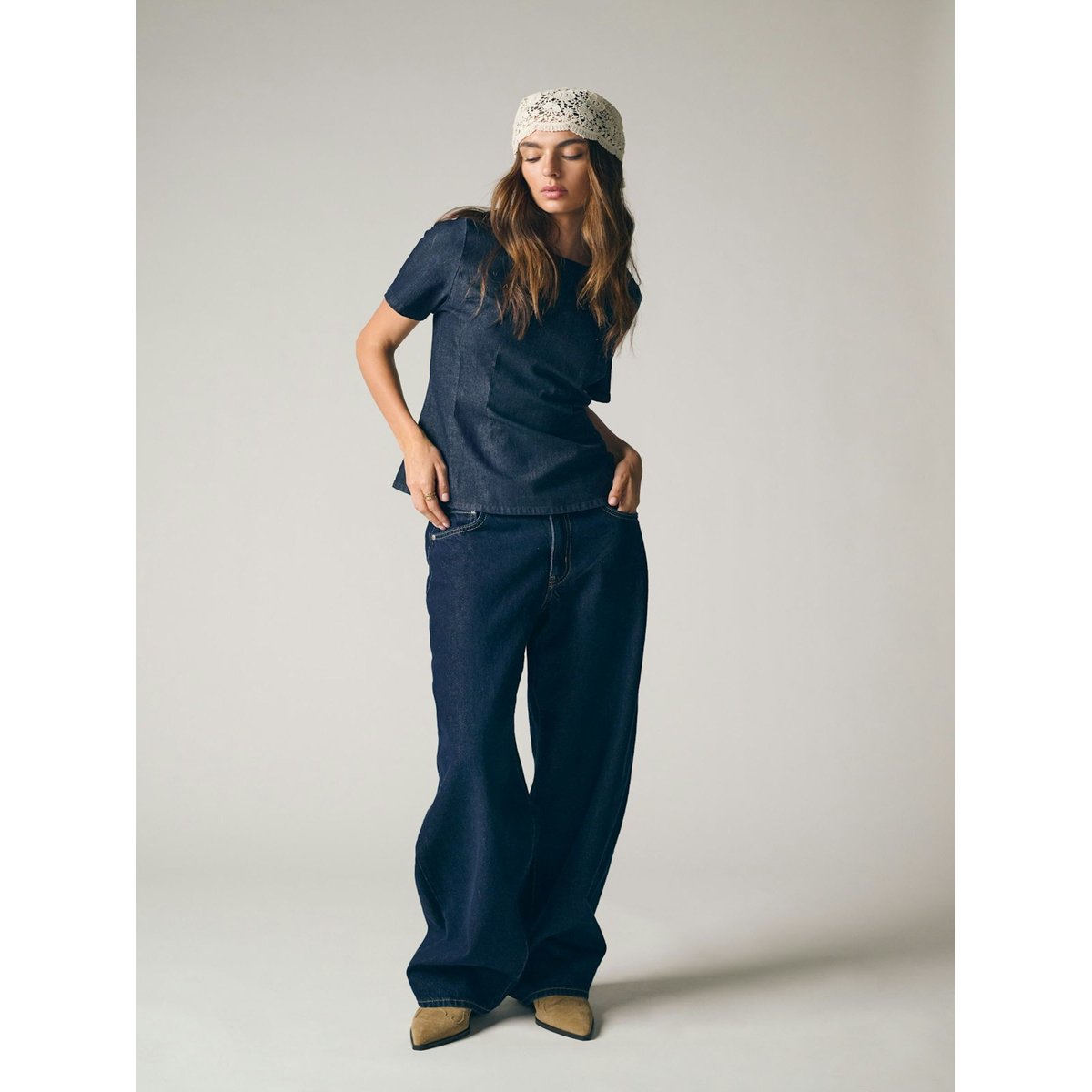 Chemise En Denim dark blue denim, ONLY