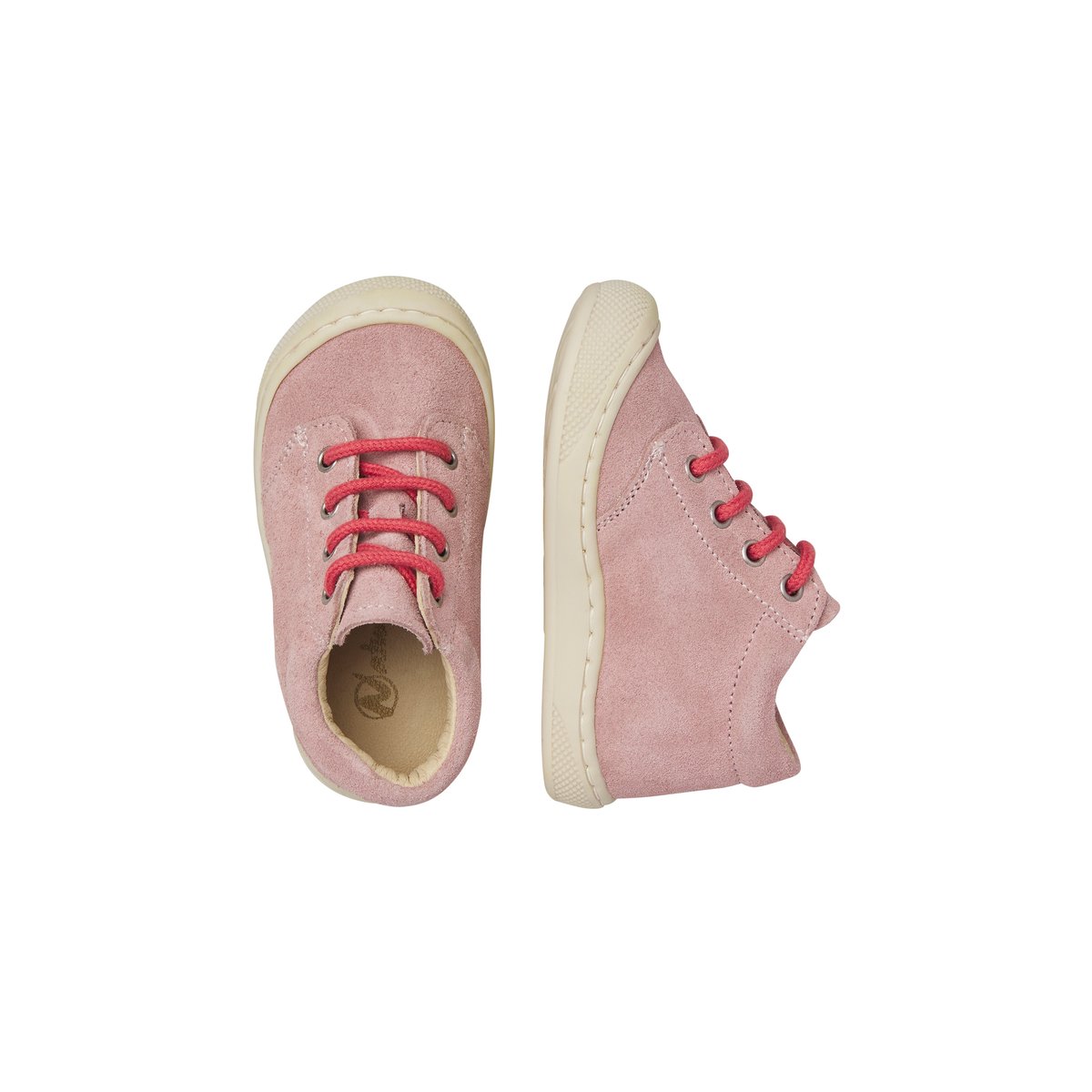 Chaussures premiers pas en suède COCOON WIDE rose-fuchsia-, NATURINO