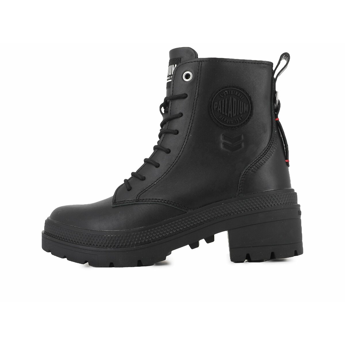 Pallarise Ranger Ankle Boots in Leather black, PALLADIUM