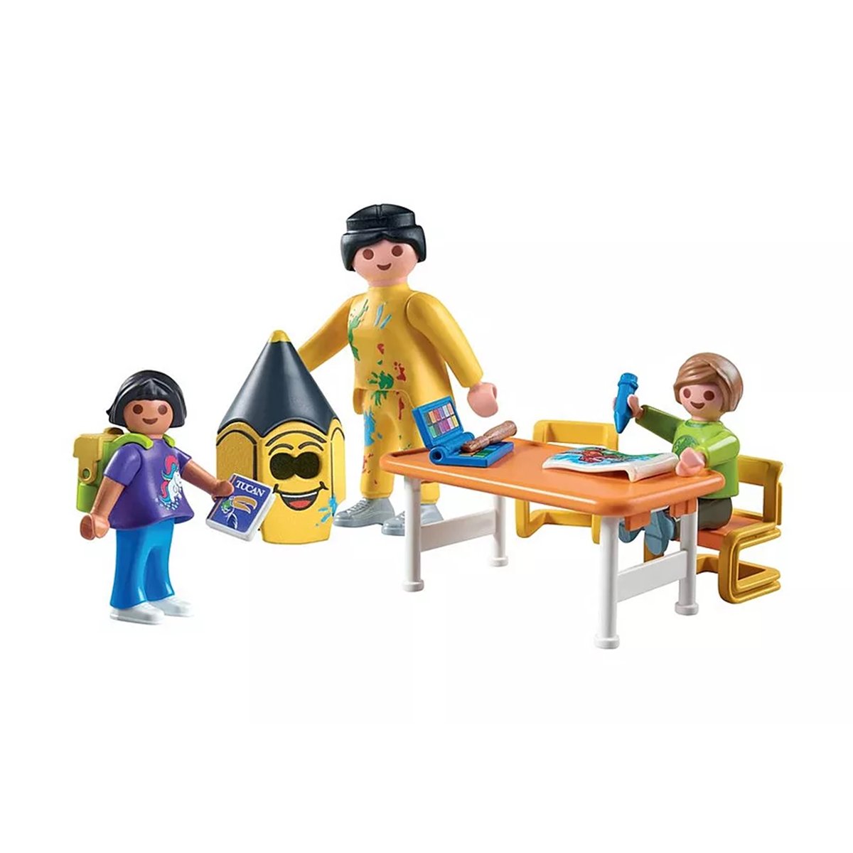 Premier jour d'école multicolore, PLAYMOBIL
