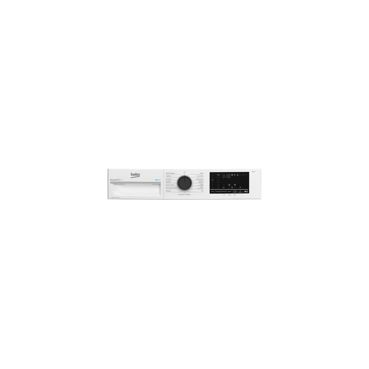 Lave linge hublot B5WFT31145W blanc, BEKO