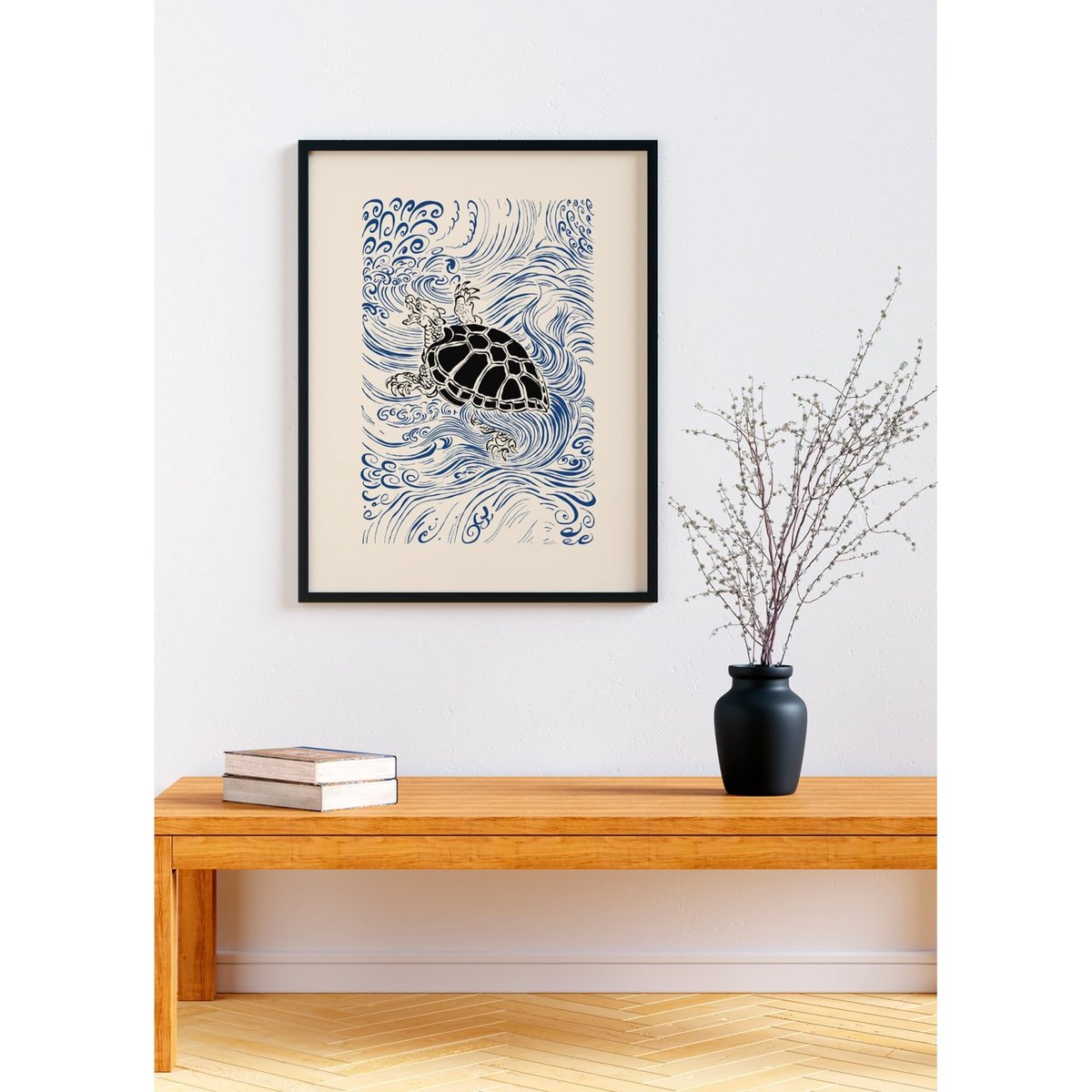 Affiche Art Japon 1 blanc, L'AFFICHERIE