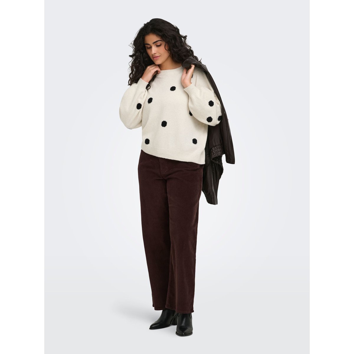 Pull En Maille birch, ONLY CARMAKOMA