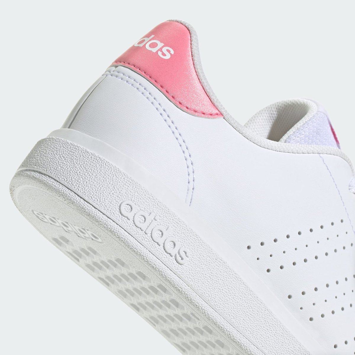 Baskets Advantage Base 2.0 blanc/rose, ADIDAS SPORTSWEAR