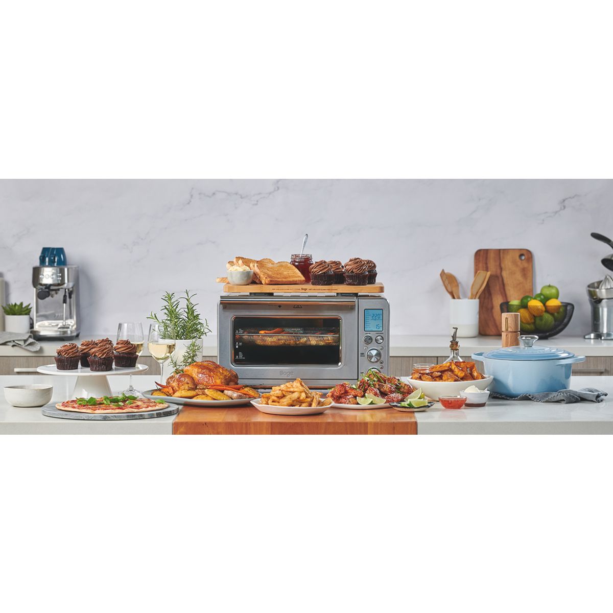 Mini four Smart Oven Air Fryer couleur unique, SAGE APPLIANCES