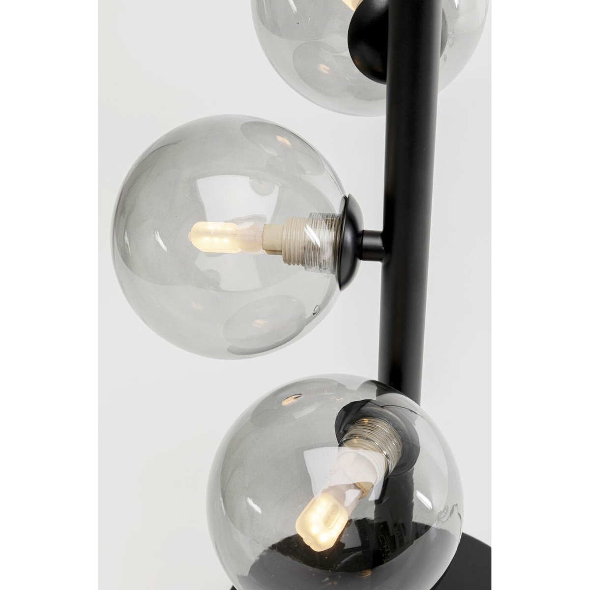 Lampe en verre et acier, SCALA BALLS noir, KARE DESIGN