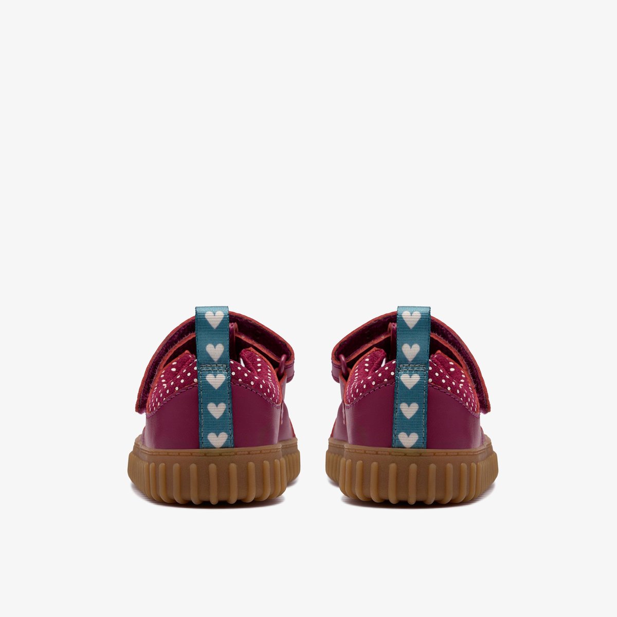Escarpins Cuir COVE GLOW T rouge, CLARKS